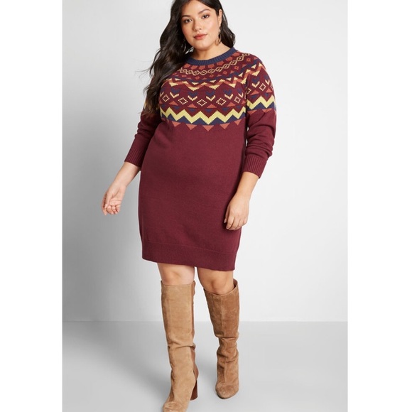 Modcloth Dresses & Skirts - ModCloth UNICORN heart print sweater dress nwot
